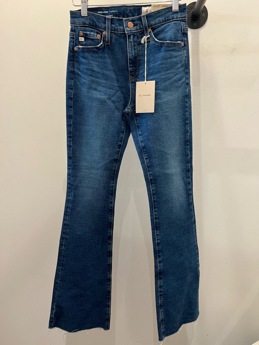 Ag Adriano Goldschmied Deep Indigo Flare Jeans PM